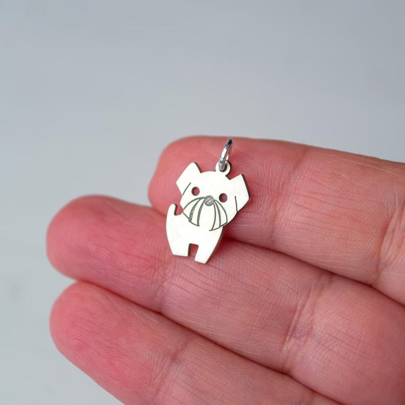 Shih Tzu Necklace / Sterling silver