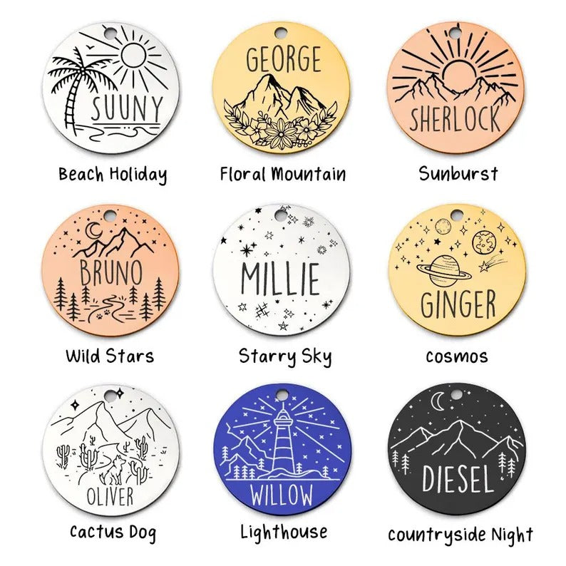Personalized Dog/Cat Tag Dog Collar