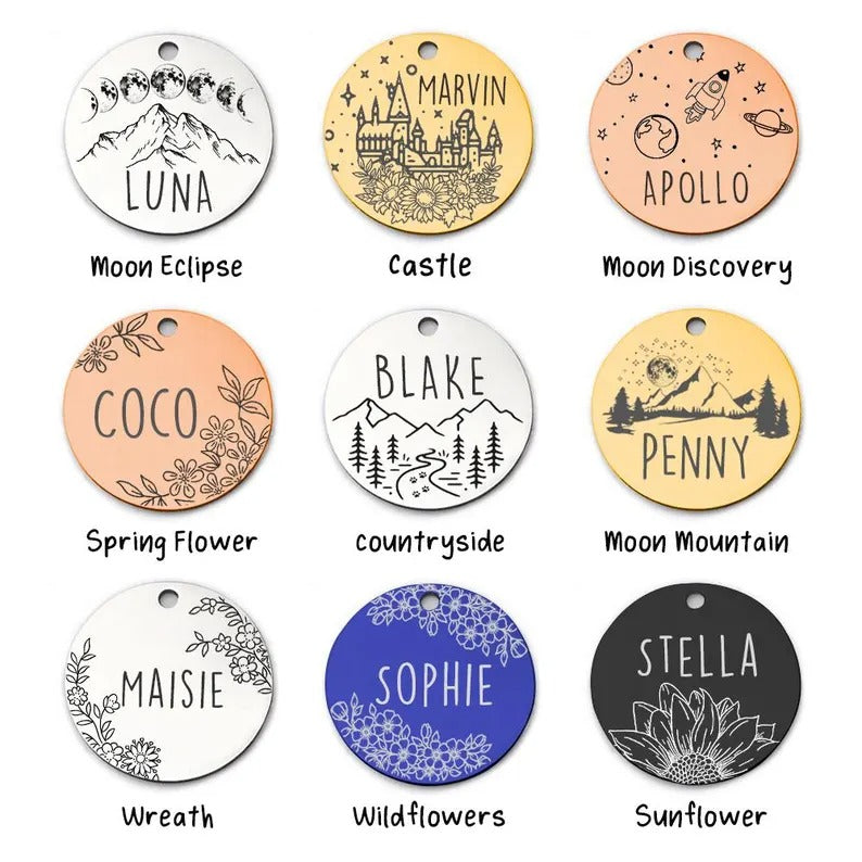Personalized Dog/Cat Tag Dog Collar