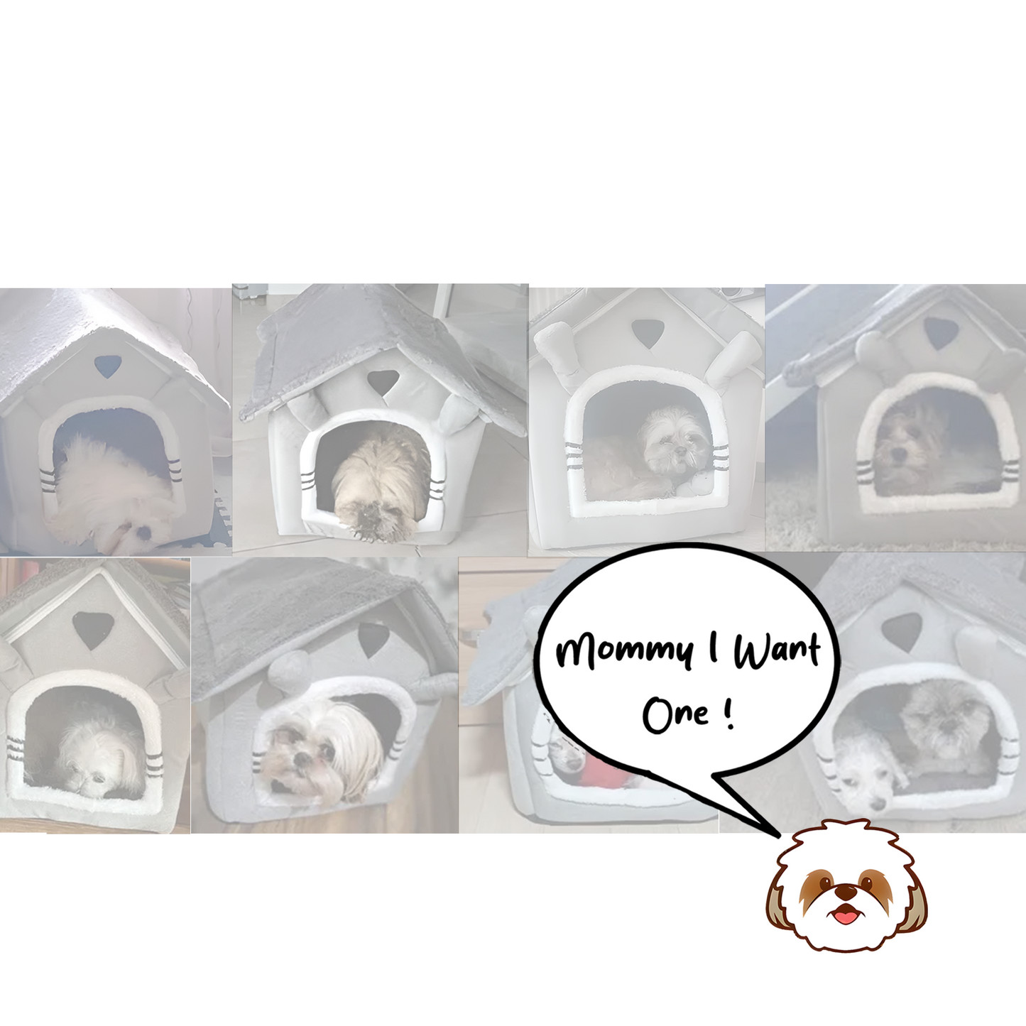 Indoor Warm Dog House Soft Portable/Foldable
