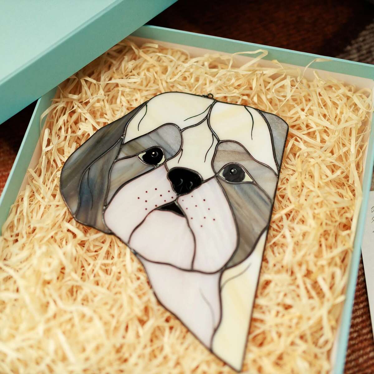 Personalized Shih Tzu Suncatcher