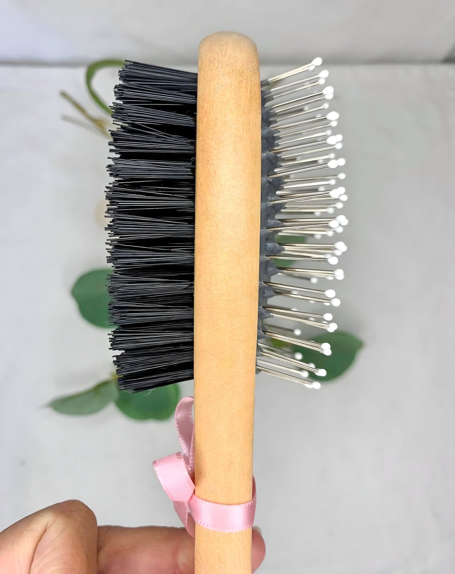 Personalised Dog Brush Set – Custom Pet Grooming Kit with Slicker Brush & Flea Comb