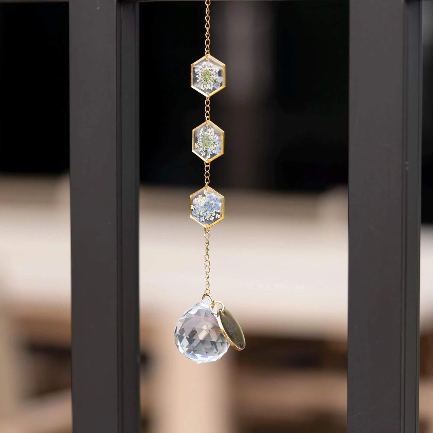 Personalized Pet Memorial Rainbow Bridge Suncatcher Wind Chime – Custom Dog Sympathy Gift with Name